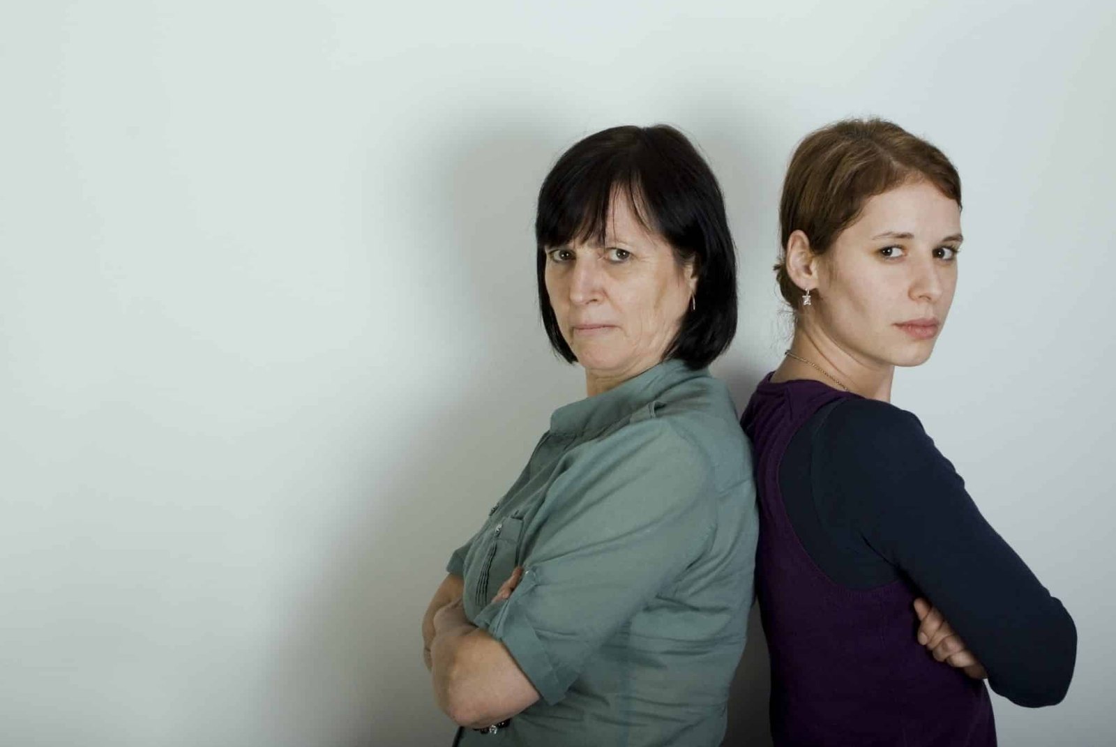 Grandmother giving unsolicited parenting advice to daughter-in-la