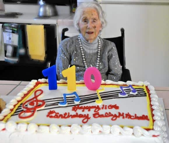 Supercentenarian marks 110 years with a sense of humor