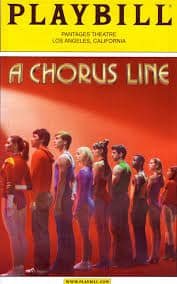 a chorus line