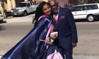 Grandfather Poses With Dateless Granddaughter For Prom Photo